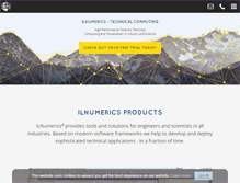 Tablet Screenshot of ilnumerics.net